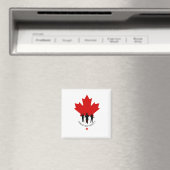 Canadian Military Veteran Sticker Magneet (Insitu (Vaatwasser))