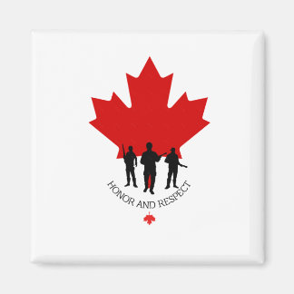 Canadian Military Veteran Sticker Magneet