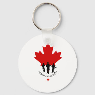 Canadian Military Veteran Sticker Sleutelhanger