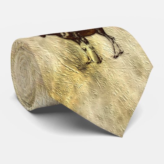 Canadian Moose 2 & Organic Textured Paper-look Str Stropdas (Opgerold)