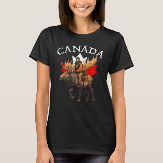 Canadian Moose Canada Souvenir Canada T-shirt (Voorkant)