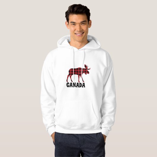 Canadian Moose Hoodie (Voorkant volledig)