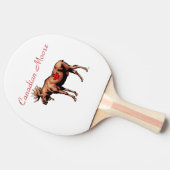 Canadian Moose Ping Pong Paddle Tafeltennisbatje (Zijkant)