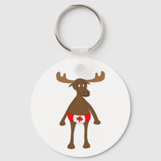 Canadian Moose Sleutelhanger (Voorkant)