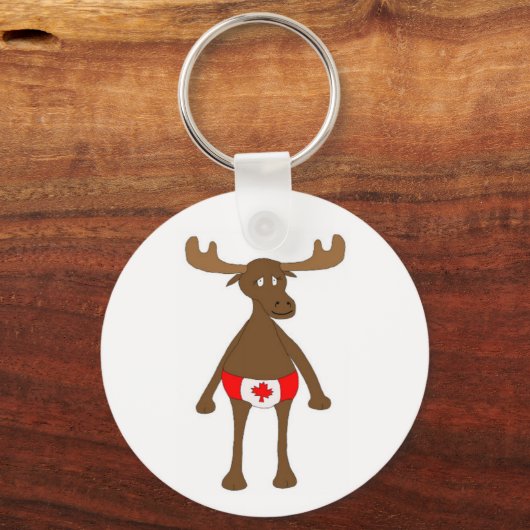 Canadian Moose Sleutelhanger (Voorkant)
