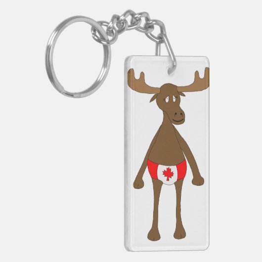 Canadian Moose Sleutelhanger (Voorkant Links)