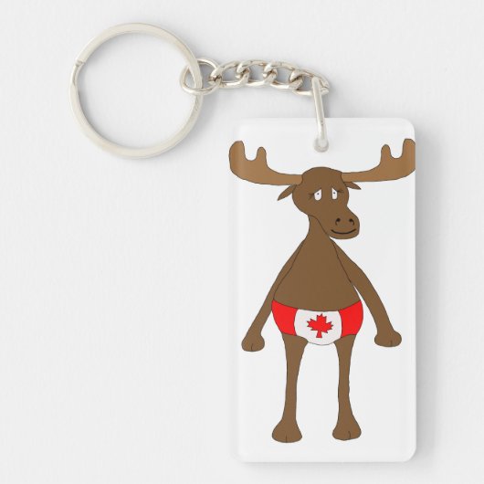 Canadian Moose Sleutelhanger (Voorkant)