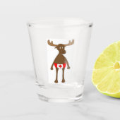 Canadian Moosey Moose Shot Glas (Voorkant)