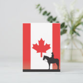 Canadian Mountie Briefkaart (Staand voorkant)