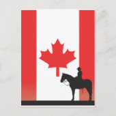 Canadian Mountie Briefkaart (Voorkant)