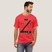 Canadian Mountie Costume - RCMP - Halloween Costum T-shirt (Voorkant volledig)