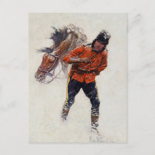 “Canadian Mountie” door Philip R Goodwin Briefkaart