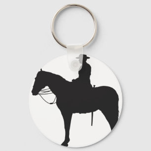 Canadian Mountie Silhouette Sleutelhanger