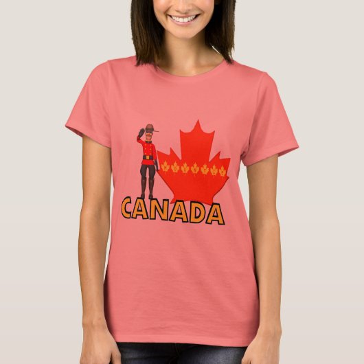 Canadian Mountie T-shirt (Voorkant)