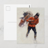 "Canadian Mountie" van Philip R Goodwin Briefkaart (Voorkant / Achterkant)