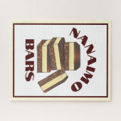 Canadian Nanaimo Bars Canada British Columbia Food Legpuzzel (Horizontaal)