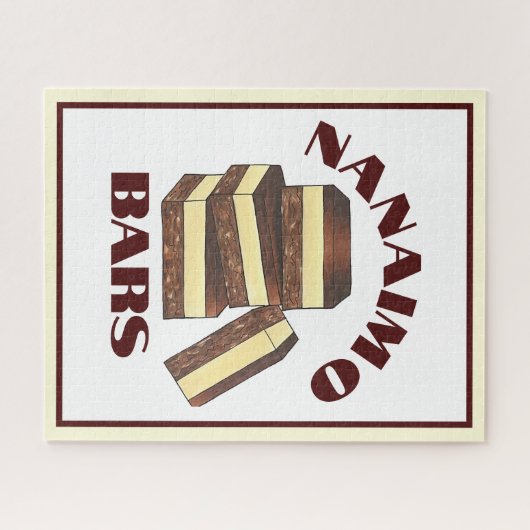 Canadian Nanaimo Bars Canada British Columbia Food Legpuzzel (Horizontaal)