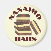 Canadian Nanaimo Bars Canada British Columbia Food Magneet (Voorkant)
