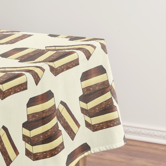 Canadian Nanaimo Bars Canada British Columbia Food Tafelkleed (Voorbeeld)