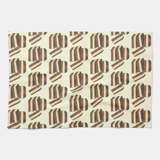 Canadian Nanaimo Bars Canada British Columbia Food Theedoek (Horizontaal)