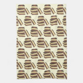 Canadian Nanaimo Bars Canada British Columbia Food Theedoek (Verticaal)