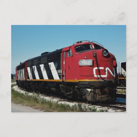 Canadian National FP-7 a+a set, No. 9165, Toronto, Briefkaart (Voorkant)