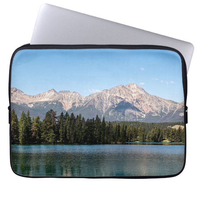 Canadian National Park, Pyramid Mountain Laptop Sleeve (Voorkant)
