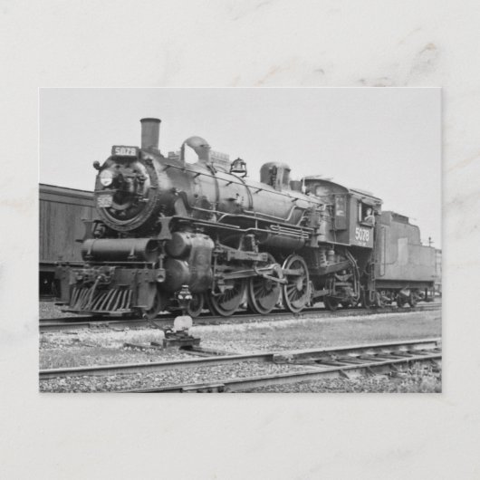 Canadian National Railroad Engine 5078 Briefkaart (Voorkant)