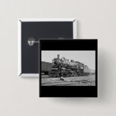 Canadian National Railroad Engine 5078 Vierkante Button 5,1 Cm (Voorkant /achterkant)