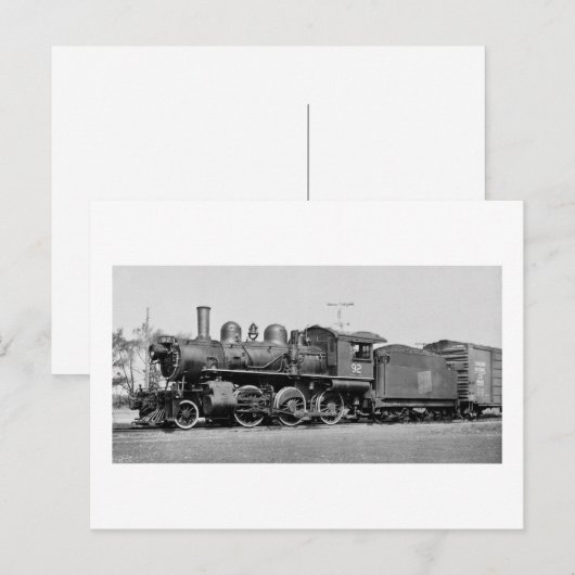 Canadian National Railroad Engine 92 Port Dover Briefkaart (Voorkant / Achterkant)