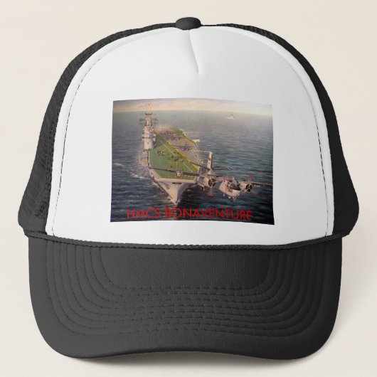 CANADIAN NAVY HMCS BONAVENTURE TRUCKER PET (Voorkant)