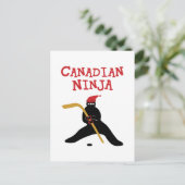 Canadian Ninja Briefkaart (Staand voorkant)