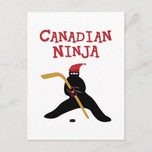 Canadian Ninja Briefkaart (Voorkant)