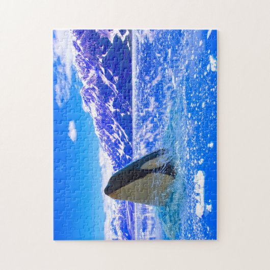 Canadian Orca Whales. Legpuzzel (Verticaal)