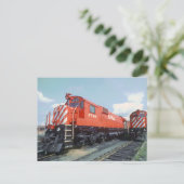 Canadian Pacific Rail Locomotives 1979 Briefkaart (Staand voorkant)