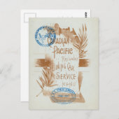 Canadian Pacific Railway Dining Car Menu 1897 (Voorkant / Achterkant)
