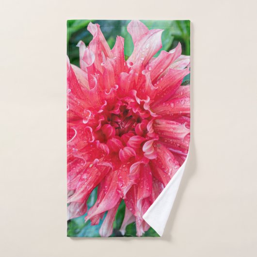 Canadian Pink Dahlia Art Print Handdoek (Handdoek)