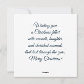 Canadian polar bear cab & Canadian Maple leaf Feestdagenkaart (Achterkant)