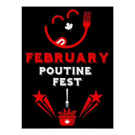 Canadian Poutine Festival Perfect Poster (Voorkant)
