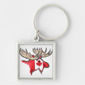 Canadian Pride Canada elk flag sleutelhanger (Voorkant)