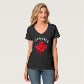 Canadian Pride Day Maple Leaf Canada T-shirt (Voorkant volledig)