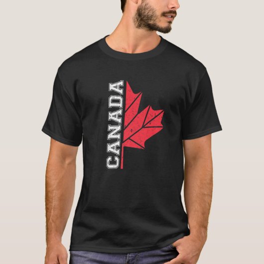 Canadian Pride Day Maple Leaf Canada T-shirt (Voorkant)