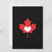Canadian Pride - I Love Canada Maple Leaf Kaart (Voorkant)