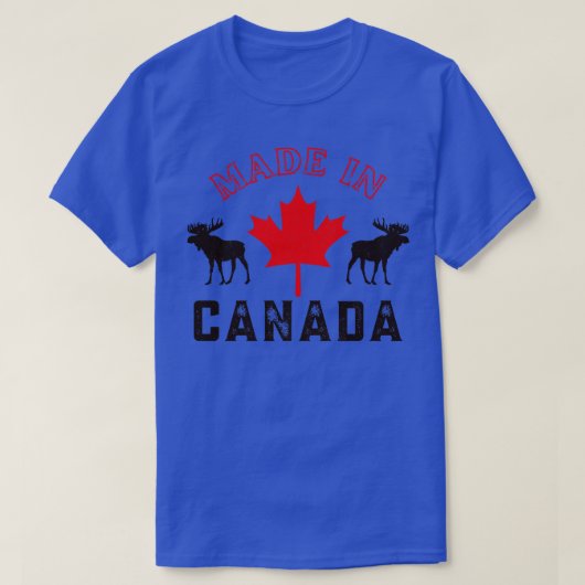 Canadian Pride Made In Canada Maple Leaf T-shirt (Design voorkant)