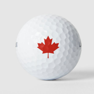 Canadian Red Maple Leaf Canada Golfballen