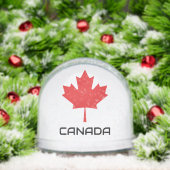 Canadian Red Maple Leaf Snow Globe – Patriotic  Sneeuwbol (Kerstmis)