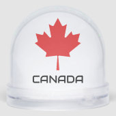 Canadian Red Maple Leaf Snow Globe – Patriotic  Sneeuwbol (Achterkant)