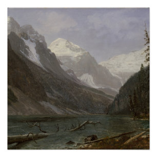 Canadian Rockies Lake Louise   Albert Bierstadt Perfect Poster