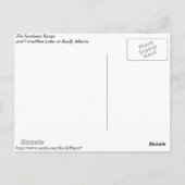 Canadian Rockies Post Card Briefkaart (Achterkant)