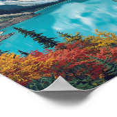 Canadian Rockies Travel Poster WPA Style (Hoek)